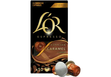 Kavos kapsulės L'OR, karamelės skonio, 52 g