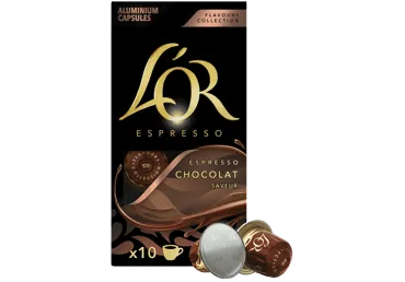 Kavos kapsulės L'OR, šokolado skonio, 52 g