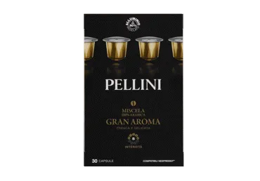Kavos kapsulės PELLINI GRAN AROMA, 150 g
