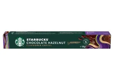 Kavos kapsulės STARBUCKS CHOCO HAZELNUT, 51 g