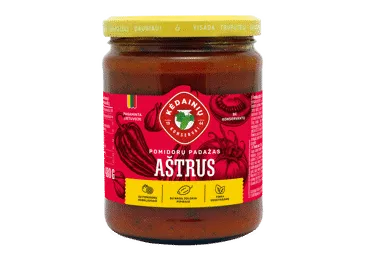 KĖDAINIŲ KONSERVŲ FABRIKO aštrus pomidorų padažas, 480 g