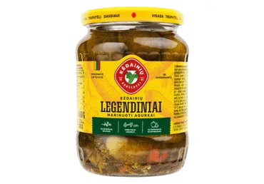 KĖDAINIŲ KONSERVŲ FABRIKO mar. agurkai KĖDAINIŲ LEGENDINIAI, 720 ml