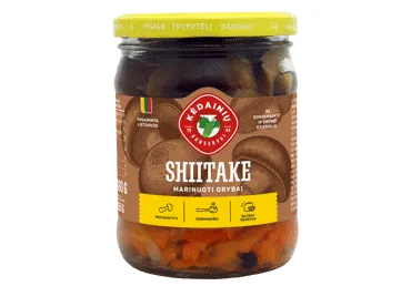 KĖDAINIŲ KONSERVŲ FABRIKO marinuoti šitakiai, 480 g