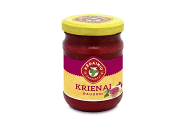 KĖDAINIŲ KONSERVŲ FABRIKO raudoni krienai, 250 g