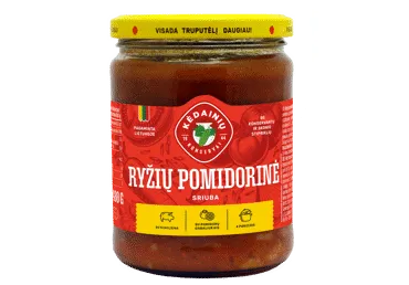 KĖDAINIŲ KONSERVŲ FABRIKO ryžių pomidorinė sriuba, 480 g
