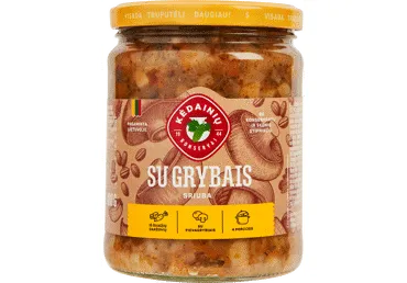 KĖDAINIŲ KONSERVŲ FABRIKO sriuba su grybais, 480 g