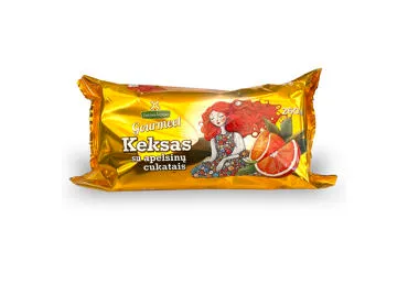 Keksas su apelsinų cukatomis, 260 g