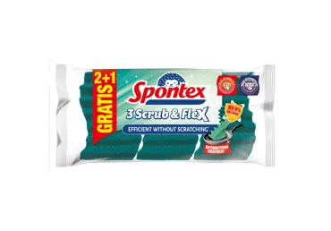 Sūkļi SPONTEX Flexy&Fresh 3gab.