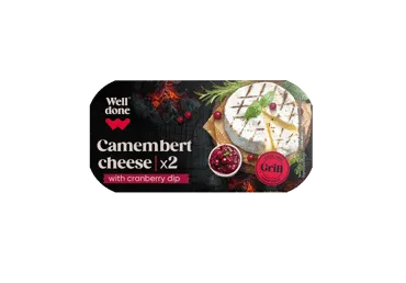 Kepam. kamamberas su spang. padažu WELL DONE, 32 % rieb.s.m., 230 g
