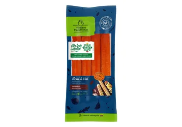 Kepamosios BBQ vištienos dešrelės HEAT & EAT, a. r., 400 g
