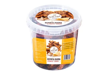 Kepinta duona su sūriu ir česnakais, 300 g