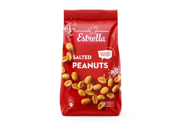 Kepinti žemės riešutai ESTRELLA, su druska, 240 g