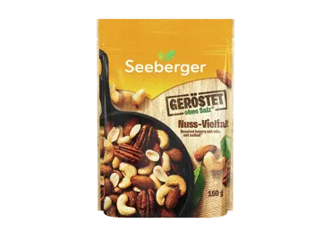 Kepintų riešutų mišinys SEEBERGER LUXURY, 150 g