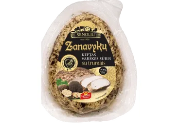 Keptas varškės sūris su džiovintais trumais, 22 % rieb., 230 g