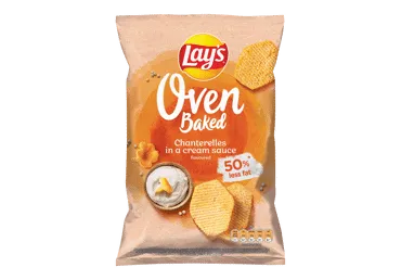 Kartupeļu  čipsi LAY'S Oven ar gaileņu un krējuma garšu 110