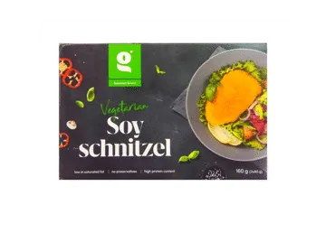 Kepti vegetariški sojų šniceliai GOURMET GREEN, 160 g