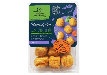Kepti vištienos filė kroketai, atvėsinti, 280 g