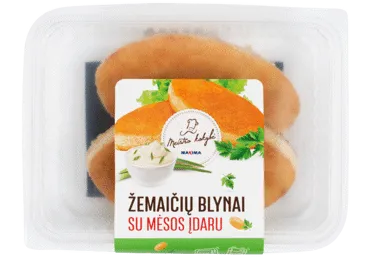 Kepti žemaičių blynai su mėsos įdaru, 0.26 kg