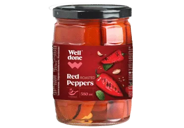 Keptos raudonosios paprikos WELL DONE, 540 g