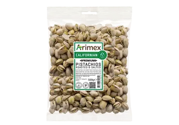 Keptos, sūdytos pistacijos PREMIUM FAMILY PACK ARIMEX, 500 g