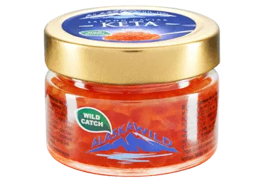 Ketų (lot. Oncorhynchus keta) ikrai, 100 g