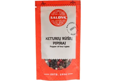 Keturių rūšių pipirai SALDVA, 25 g