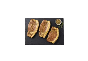 Kiaulienos nugarinė su česnakų ir žolelių marinatu, 1 kg