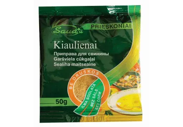 Kiaulienos prieskoniai SAUDA, be druskos, 50 g