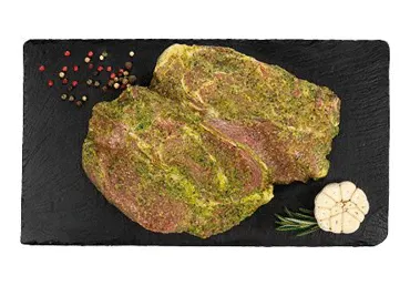 Kiaulienos sprandinė su kaulu česnakiniame marinate, 1 kg