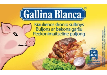Kiaulienos sultinys GALLINA BLANCA, 80 g