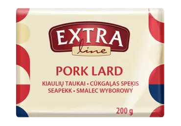 Kausēti cūku tauki EXTRA LINE 200g
