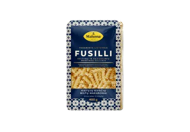 Kietagrūdžių kviečių makaronai MALSENA (sraigteliai), 400 g