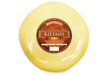 Kietasis ROKIŠKIO sūris, 40 % rieb. s. m., 1 kg