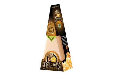 Kietasis sūris DŽIUGAS DELICATE, brandintas 24 mėn., 40 % rieb. s. m., 180 g
