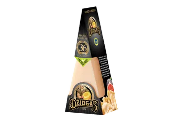 Kietasis sūris 24 mėnesių brandinimo be laktozės DŽIUGAS DELICATE, 40% rieb., 180 g
