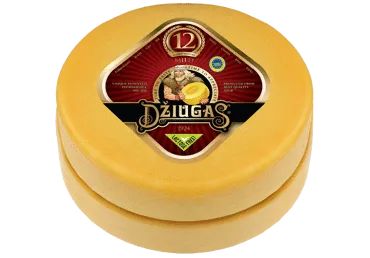 Kietasis sūris DŽIUGAS MILD, brandintas 12 mėn., 40 % rieb. s. m., 1 kg