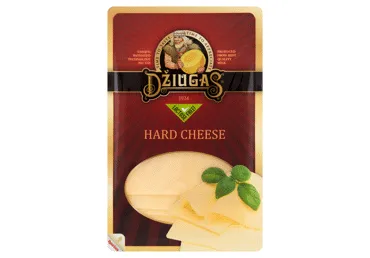 Kietasis sūris DŽIUGAS (riekelės), brandintas 12 mėn., 40 % rieb. s. m., 150 g