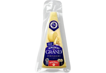 Kietasis sūris ROKIŠKIO GRAND, brand. 24 mėn., 37% rieb.s.m., 180 g