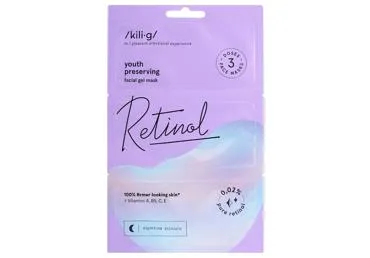 KILIG RETINOL gelinė veido kaukė su retinoliu 3x7 ml