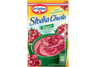 Kisielius su džiovintais vaisiais DR. OETKER, spanguolių sk., 32.5 g