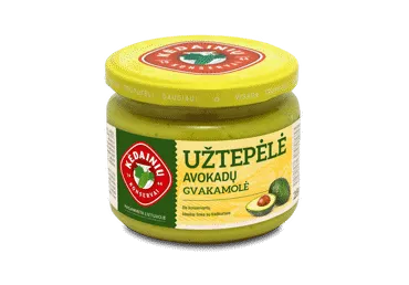 KKF avokadų užtepėlė (gvakamolė), 280 g