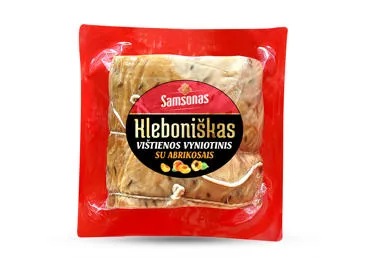 KLEBONIŠKAS Vištienos vyniotinis su abrikosais, I.r., 330 g