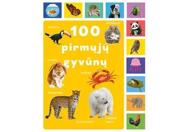 Knyga Gabjota Alūzaitė 100 PIRMŲJŲ GYVŪNŲ