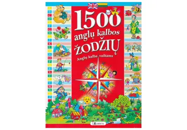 Knyga 1500 ANGLŲ KALBOS ŽODŽIŲ, 1 vnt.