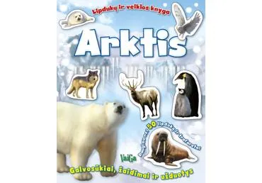 Knyga. Arktis. Lipdukų Ir Veiklos Knyga