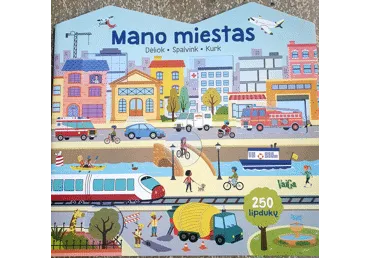 Knyga DĖLIOK. SPALVINK. KURK. MANO MIESTAS, 1 vnt.