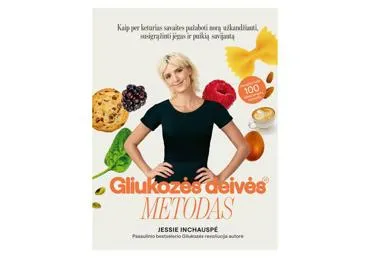Knyga Jessie Inchauspé GLIUKOZĖS DEIVĖS METODAS