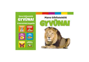 Knyga GYVŪNAI. MANO BIBLIOTEKĖLĖ