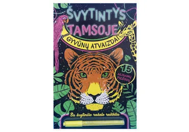 Knyga GYVŪNŲ ATVAIZD. ŠVYTINTYS TAMSOJE