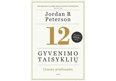 Knyga J. Peterson 12 GYVENIMO TAISYKLIŲ, 1 vnt.